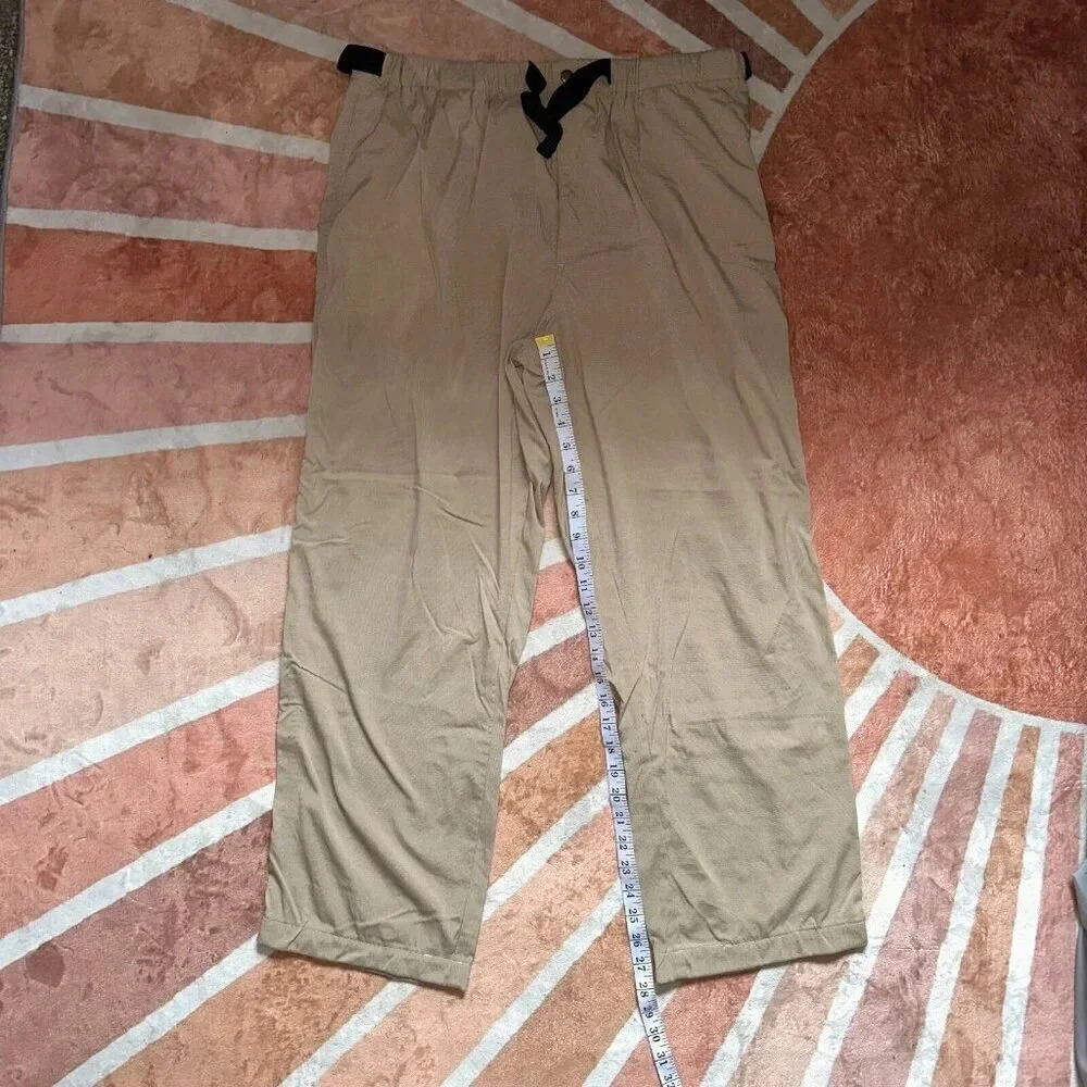 Vintage Orvis Men's Rayon Adjustable Belted Pants Sz L 34" x 28" - Picture 4 of 6